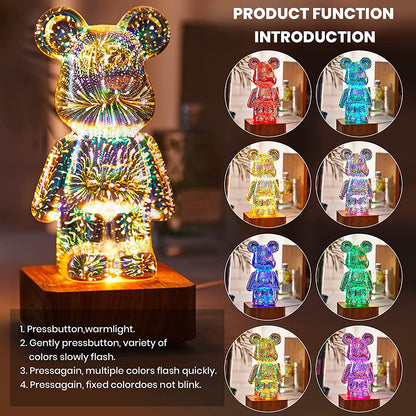 3D FIREWORKS BEAR