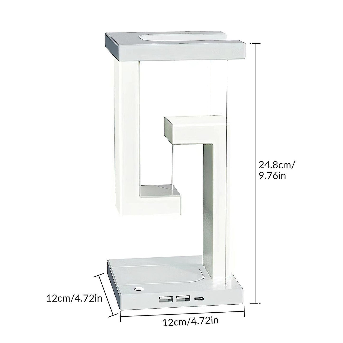 LEVITATING LED CHARGER LAMP