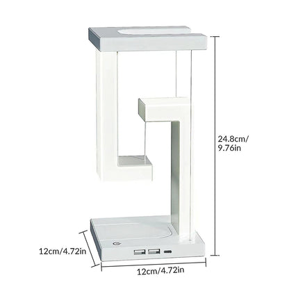 LEVITATING LED CHARGER LAMP