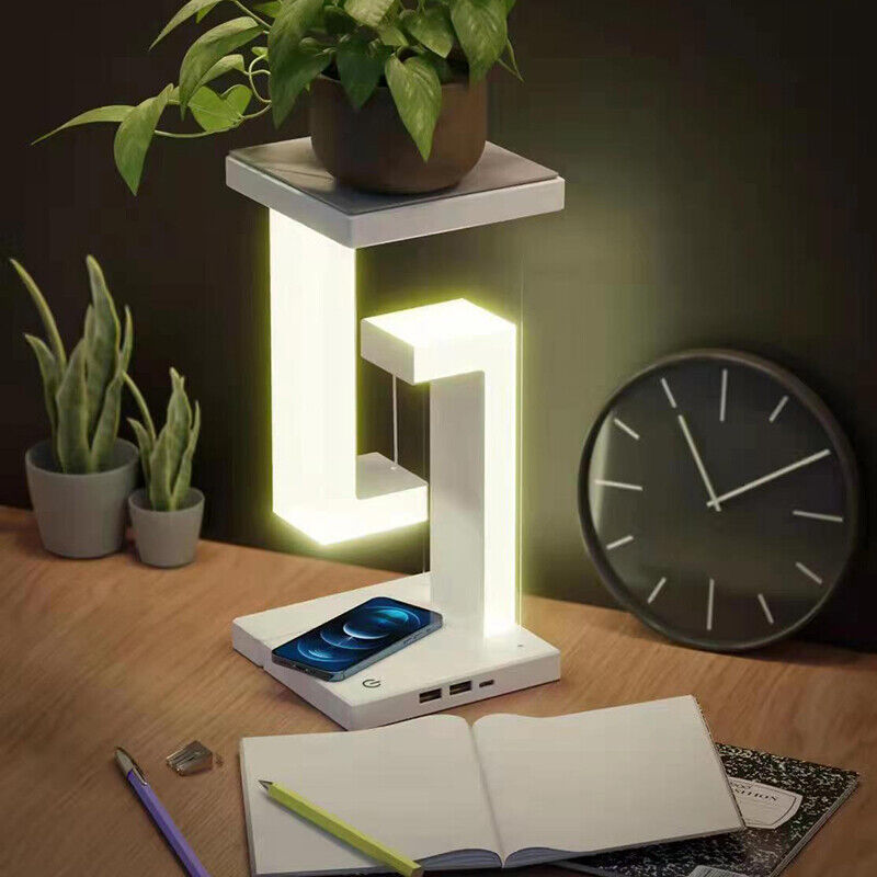 LEVITATING LED CHARGER LAMP