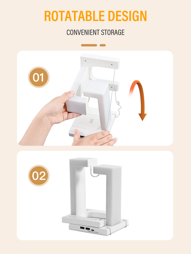 LEVITATING LED CHARGER LAMP