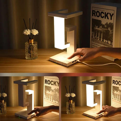 LEVITATING LED CHARGER LAMP